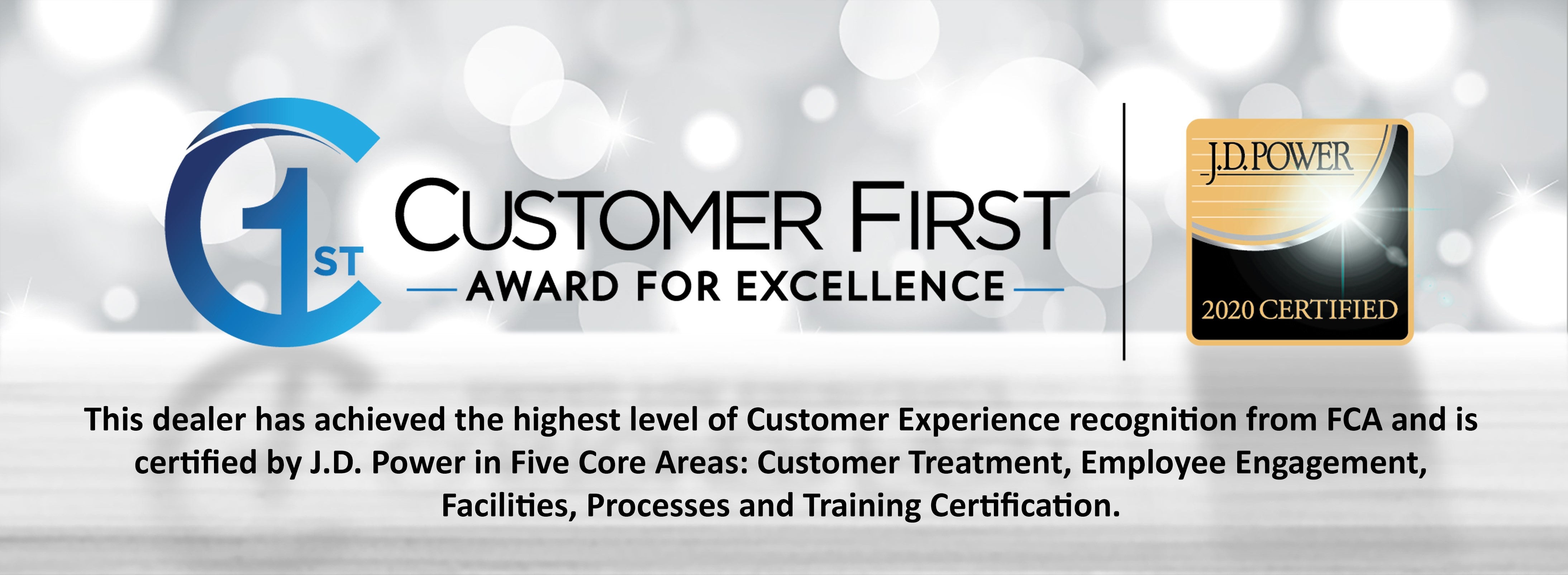 Customer First Award for Excellence for 2019 at Sumter Chrysler Dodge Jeep Ram in Sumter, SC