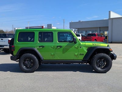 2026 Jeep Wrangler WRANGLER 4-DOOR WILLYS