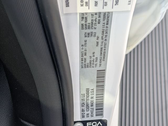 2026 RAM Ram 1500 RAM 1500 BIG HORN CREW CAB 4X4 5'7' BOX