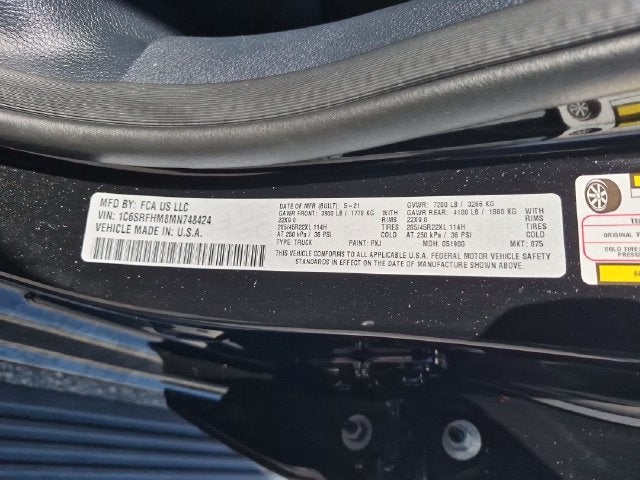 2021 RAM 1500 Limited Crew Cab 4x4 5'7' Box