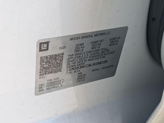 2020 Chevrolet Tahoe 4WD LT