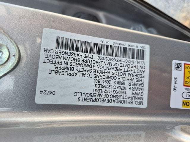 2024 Honda Accord Sedan EX