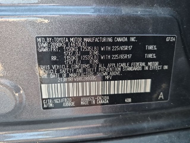 2024 Toyota RAV4 LE