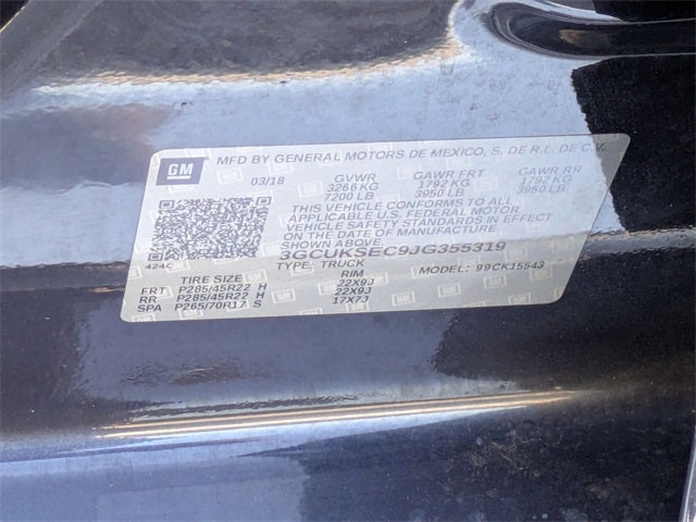 2018 Chevrolet Silverado 1500 2LZ