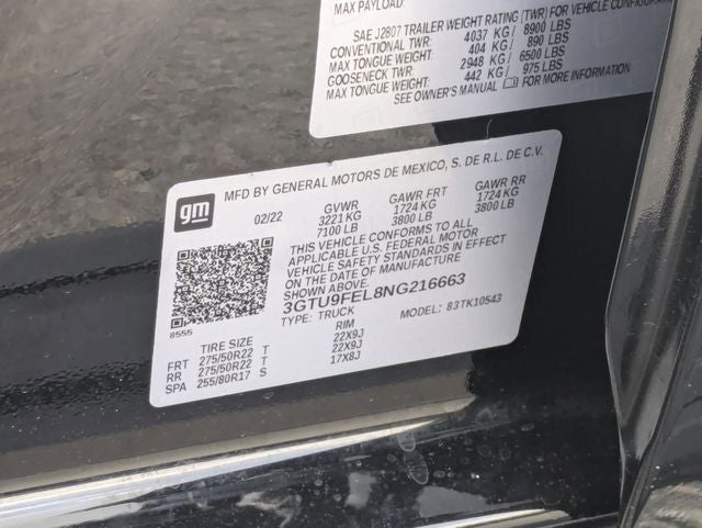 2022 GMC Sierra 1500 Limited 4WD Crew Cab Short Box Denali