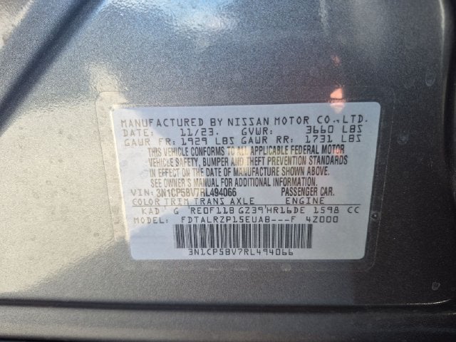 2024 Nissan Kicks S Xtronic CVT