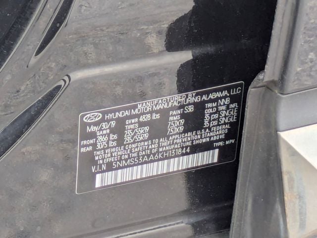 2019 Hyundai Santa Fe Limited 2.0T