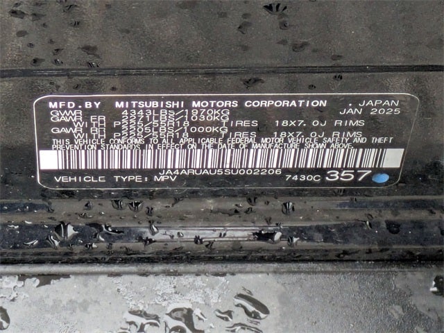 2025 Mitsubishi Outlander Sport Base