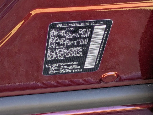 2024 Nissan Armada Platinum 4WD