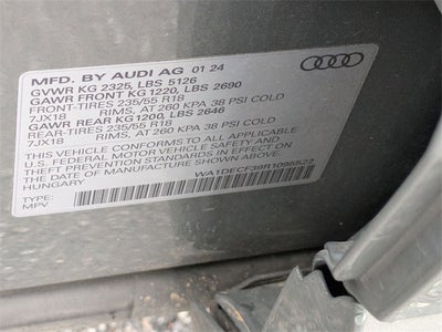 2024 Audi Q3 Premium 45 TFSI S line quattro Tiptronic