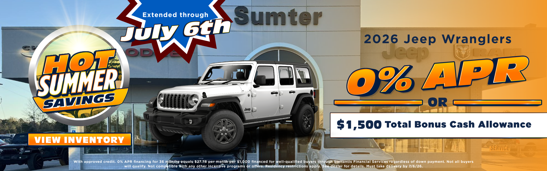 2026 Jeep Wranglers 0% APR