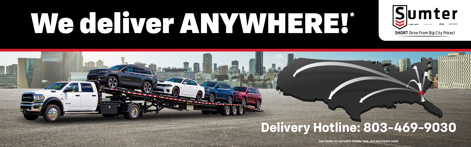 We Deliver ANYWHERE!