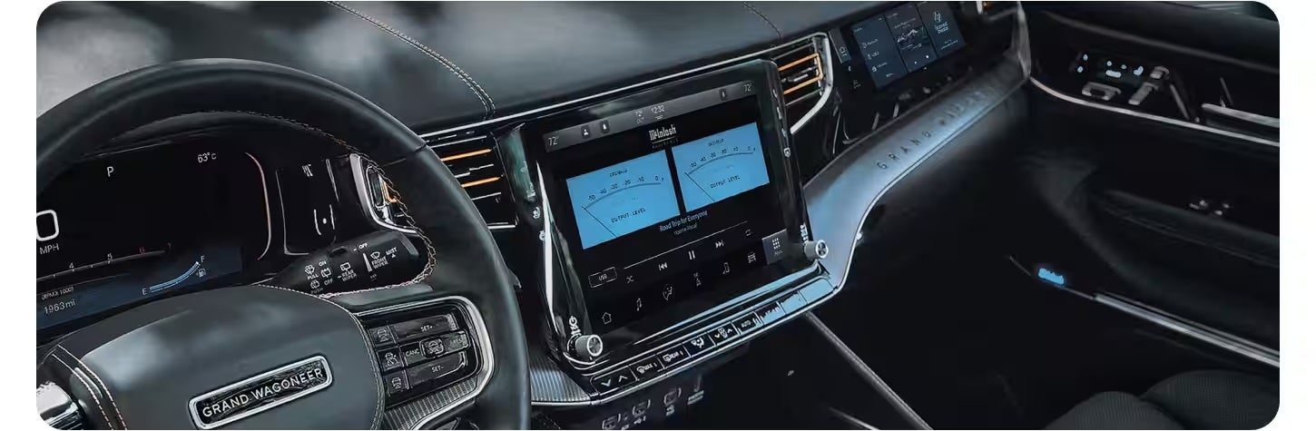 2027 Jeep Grand Wagoneer technology and premium audio